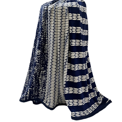 Blue Valley | Plush Flannel Blanket | Double Bed - Harsh Foundation India