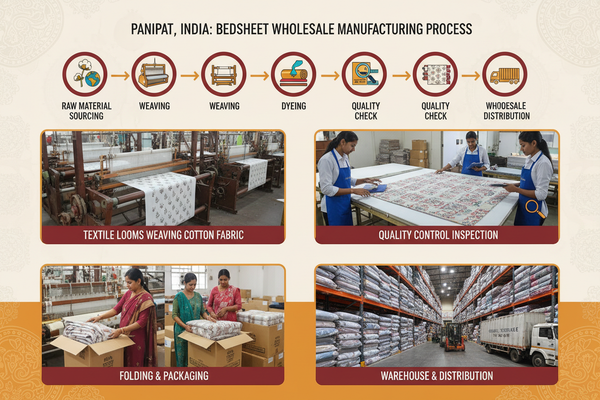 Panipat Bedsheet Wholesale Market Price: Factory-Level Buying Guide for 2026
