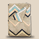 Striped Sand | Double Bed Cotton Comforter | Thin & Lightweight - Harsh Foundation India