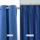 Elite Blue Premium Velvet Curtain