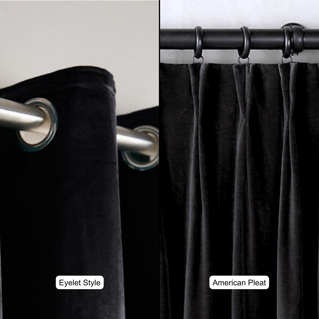 Boss Black Premium Velvet Curtain