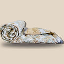 Patola Champagne | Double Bed Cotton Comforter | Thin & Lightweight - Harsh Foundation India
