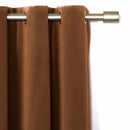Brave Brown Premium Velvet Curtain
