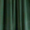 Bottle Green American Pleat Velvet Curtain