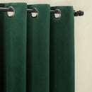 Bottle Green Premium Velvet Curtain