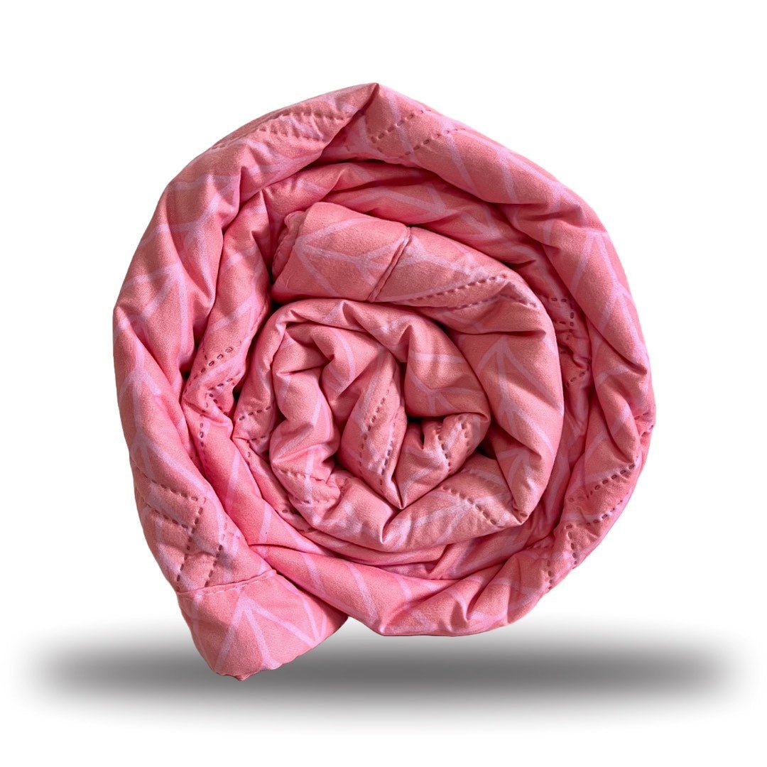Flamingo Pink | Double Bed Cotton Comforter | Thin & Lightweight - Harsh Foundation India