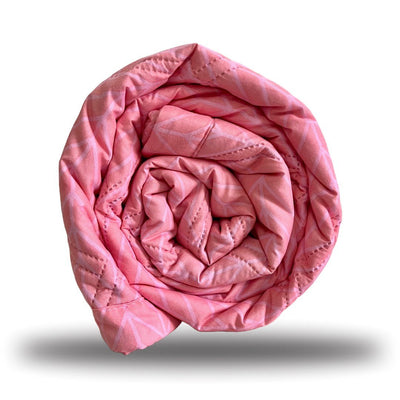 Flamingo Pink | Double Bed Cotton Comforter | Thin & Lightweight