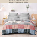 Pastel Checks | Double Bed Cotton Comforter | Thin & Lightweight - Harsh Foundation India