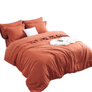 Terracotta Solid | Double Bed Cotton Comforter | Thin & Lightweight - Harsh Foundation India
