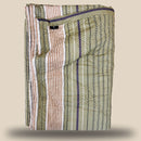 Striped Green | Double Bed Cotton Comforter | Thin & Lightweight - Harsh Foundation India