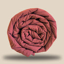 Terracotta Solid | Double Bed Cotton Comforter | Thin & Lightweight