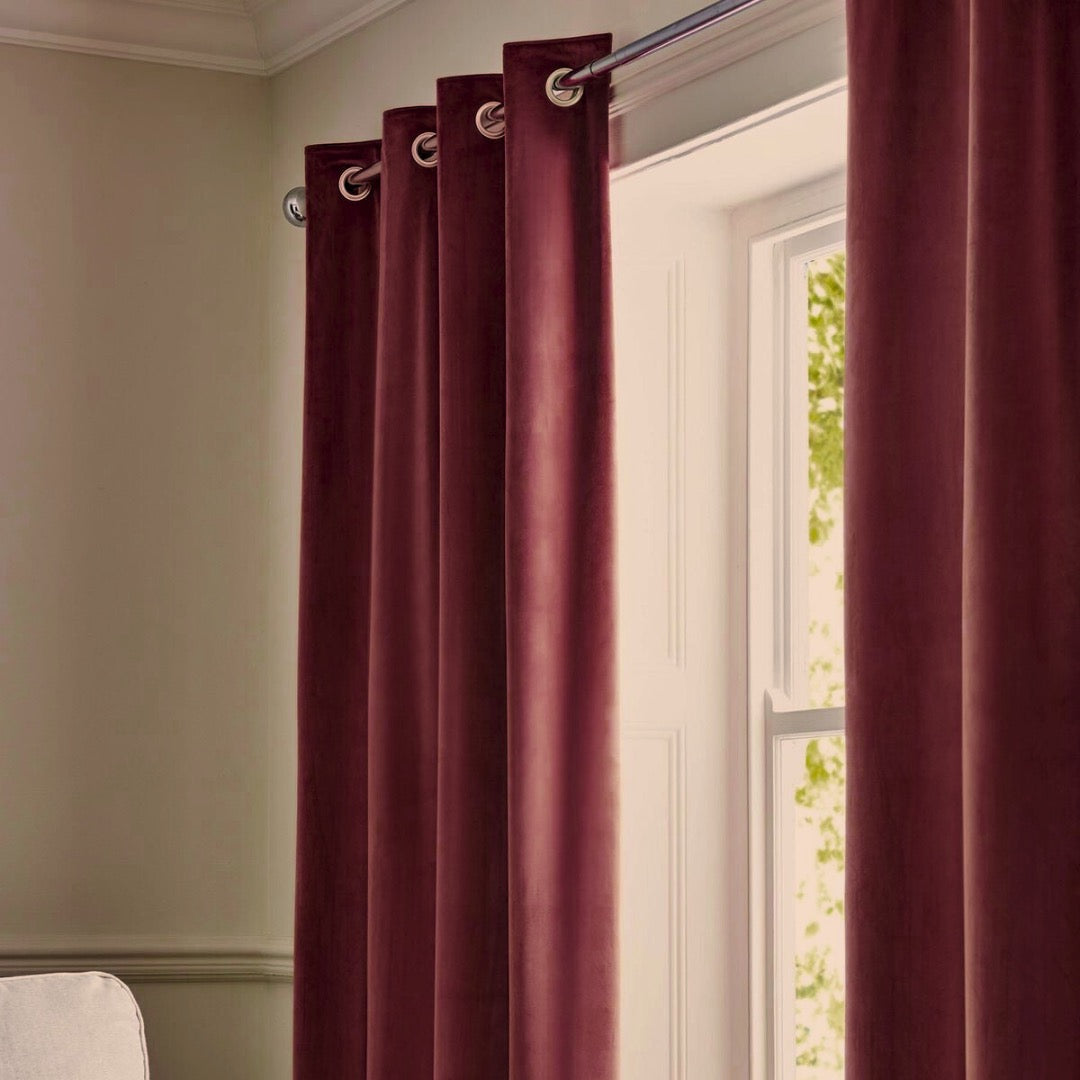Bordeaux Premium Velvet Curtain