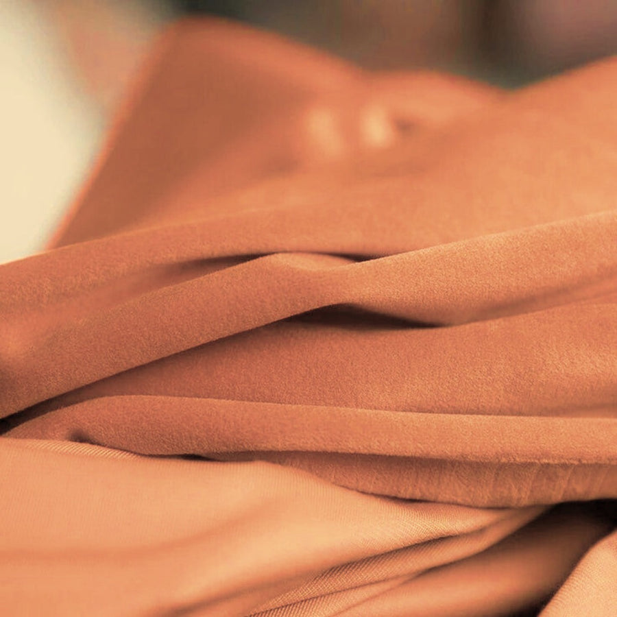 Amber Aura American Pleat Velvet Curtain