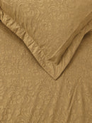 Sepia Beige KI.NO.ORI Cotton-Sateen Blend 250TC Bedsheet Set King Size