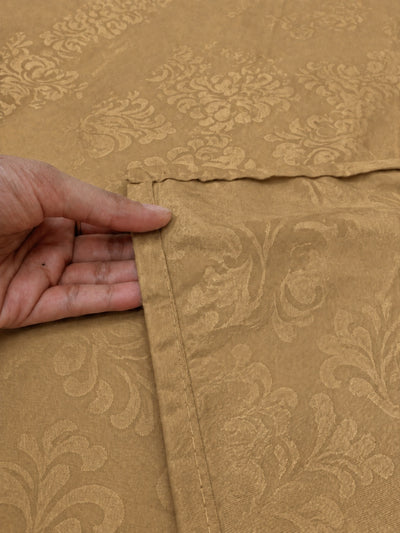 Sepia Beige KI.NO.ORI Cotton-Sateen Blend 250TC Bedsheet Set King Size