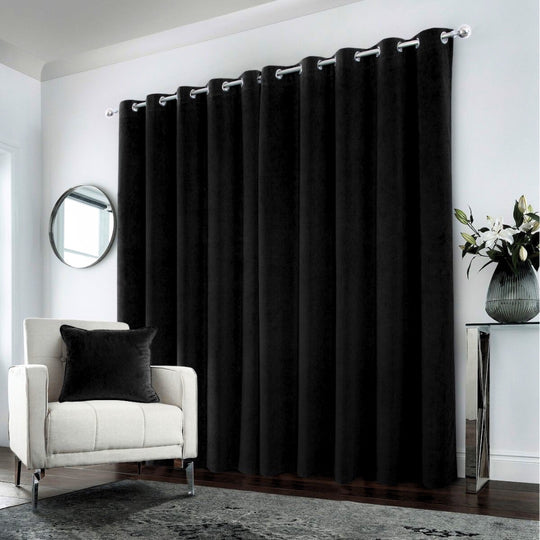 Boss Black Premium Velvet Curtain