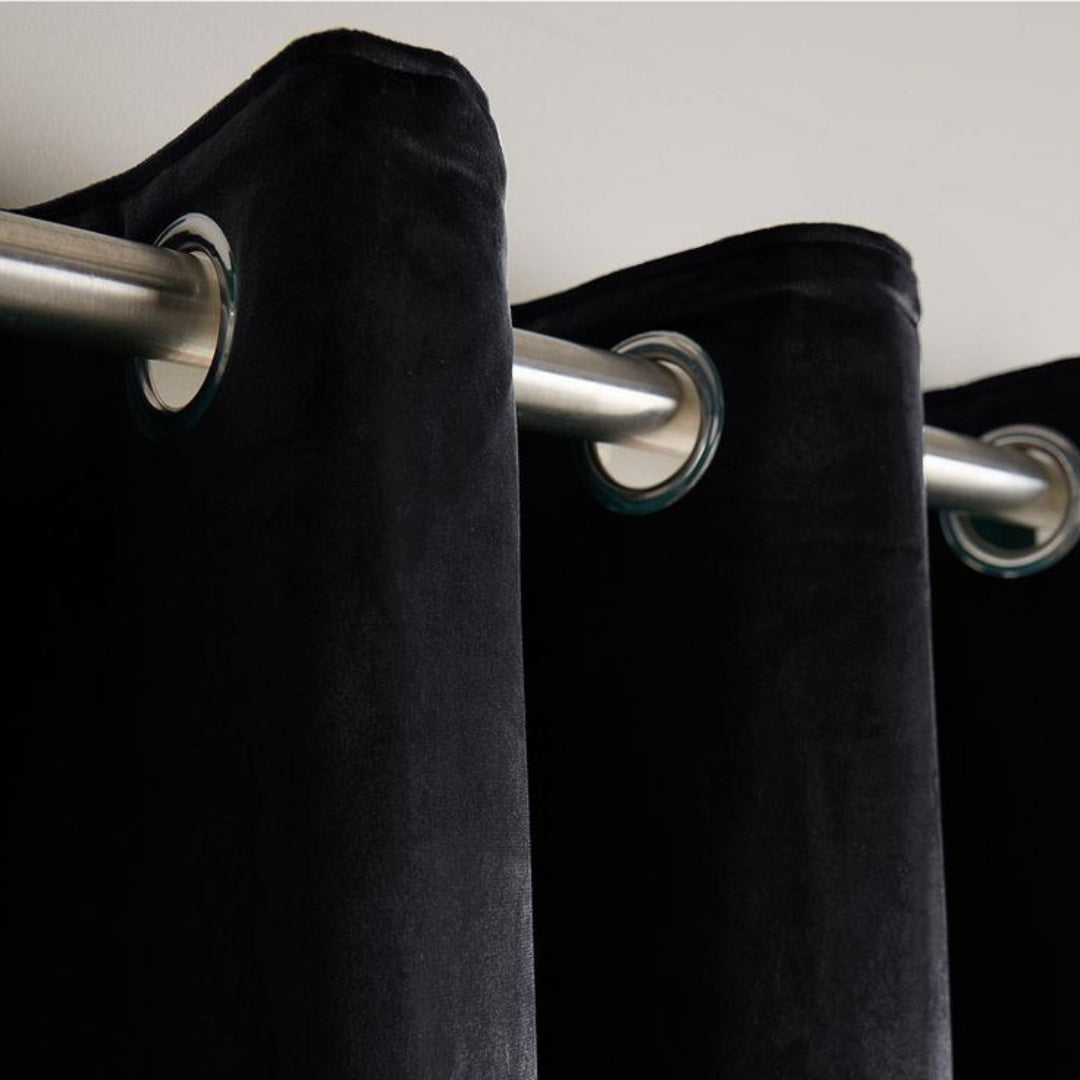 Boss Black Premium Velvet Curtain