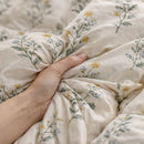 Meadow Bloom Gulzar Comforter – Cloud Soft Microfibre Filled, 210 TC Cotton Blend, Double Bed