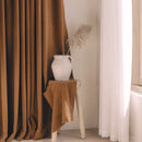 Brave Brown Premium Velvet Curtain