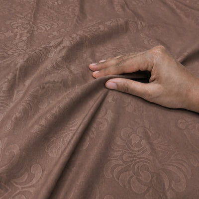 Cocoa KI.NO.ORI Cotton-Sateen Blend 250TC Bedsheet Set King Size