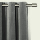 Contemporary Grey | Velvet Curtain | 7 Feet - Harsh Foundation India