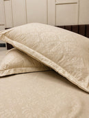 Marshmallow Cream KI.NO.ORI Cotton-Sateen Blend 250TC Bedsheet Set King Size