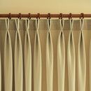 Modern Beige American Pleat Velvet Curtain