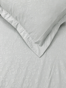 Cloudy Grey KI.NO.ORI Cotton-Sateen Blend 250TC Bedsheet Set King Size