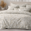 Grey Botanical Garden Gulzar Comforter – Cloud Soft Microfibre Filled, 210 TC Cotton Blend, Double Bed