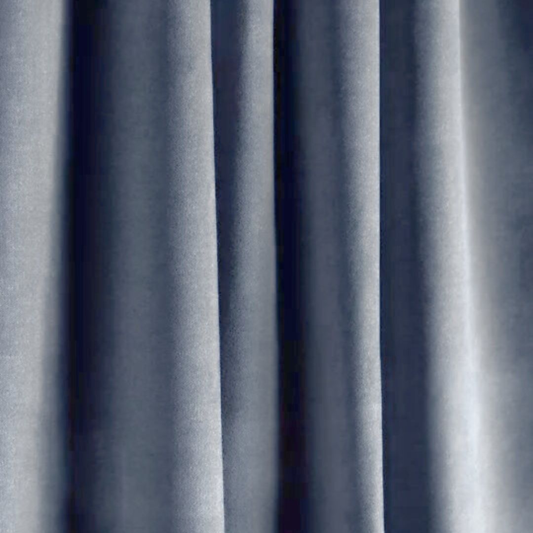 Ice Grey | Velvet Curtain | 7 Feet - Harsh Foundation India