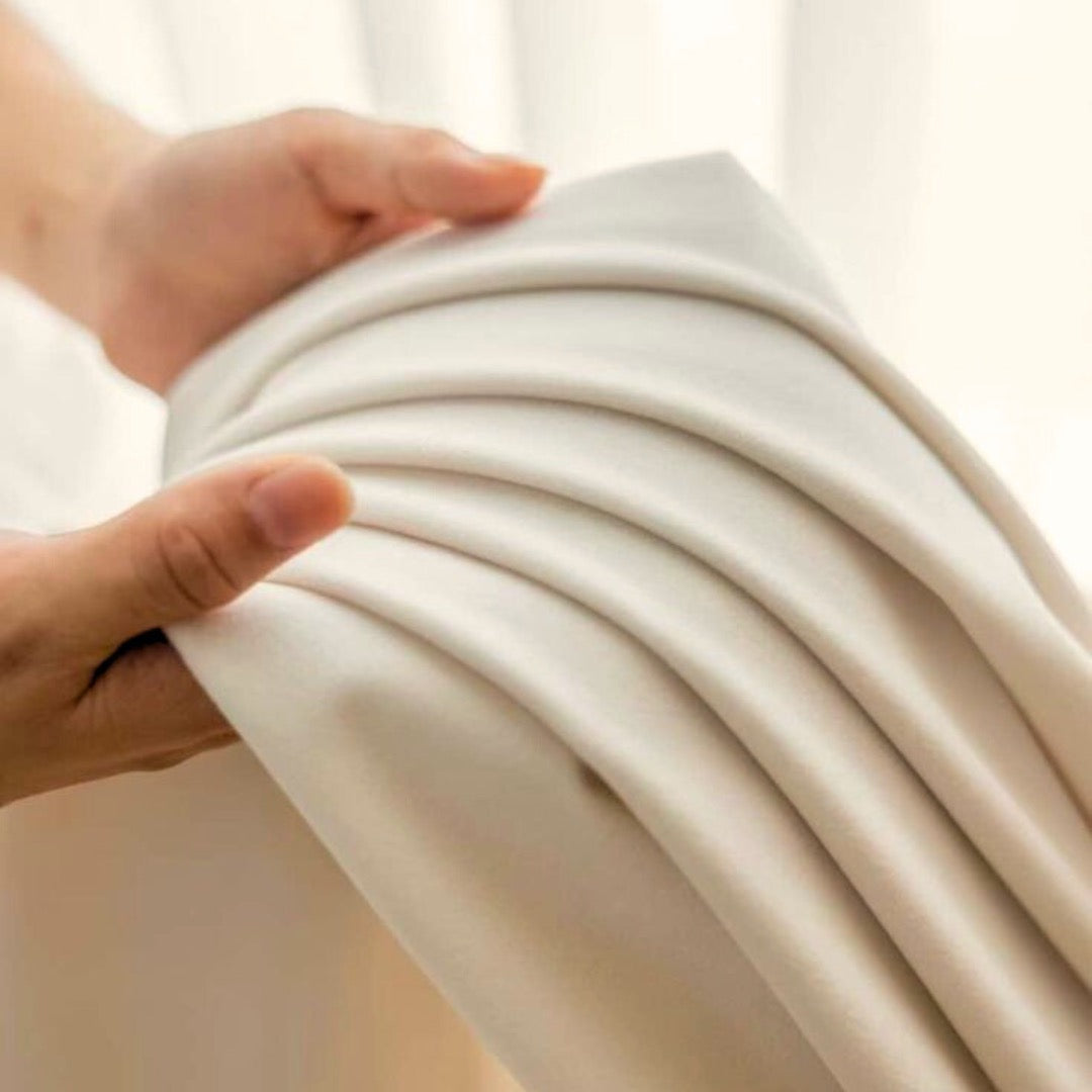 Classic Ivory Premium Velvet Curtain