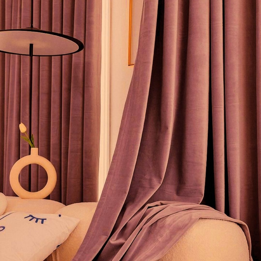 Strong Onion | Velvet Curtain | 7 Feet - Harsh Foundation India