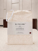 Pearl White KI.NO.ORI Cotton-Sateen Blend 250TC Bedsheet Set King Size