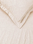 Pearl White KI.NO.ORI Cotton-Sateen Blend 250TC Bedsheet Set King Size