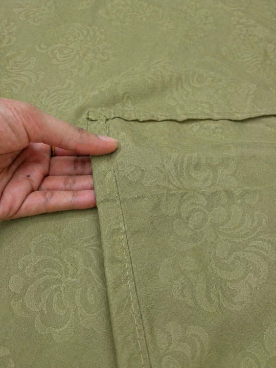 Moss Green KI.NO.ORI Cotton-Sateen Blend 250TC Bedsheet Set King Size