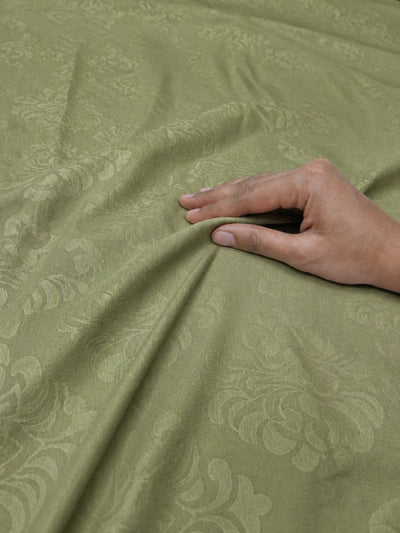 Moss Green KI.NO.ORI Cotton-Sateen Blend 250TC Bedsheet Set King Size