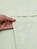 Pastel Sea Green KI.NO.ORI Cotton-Sateen Blend 250TC Bedsheet Set King Size