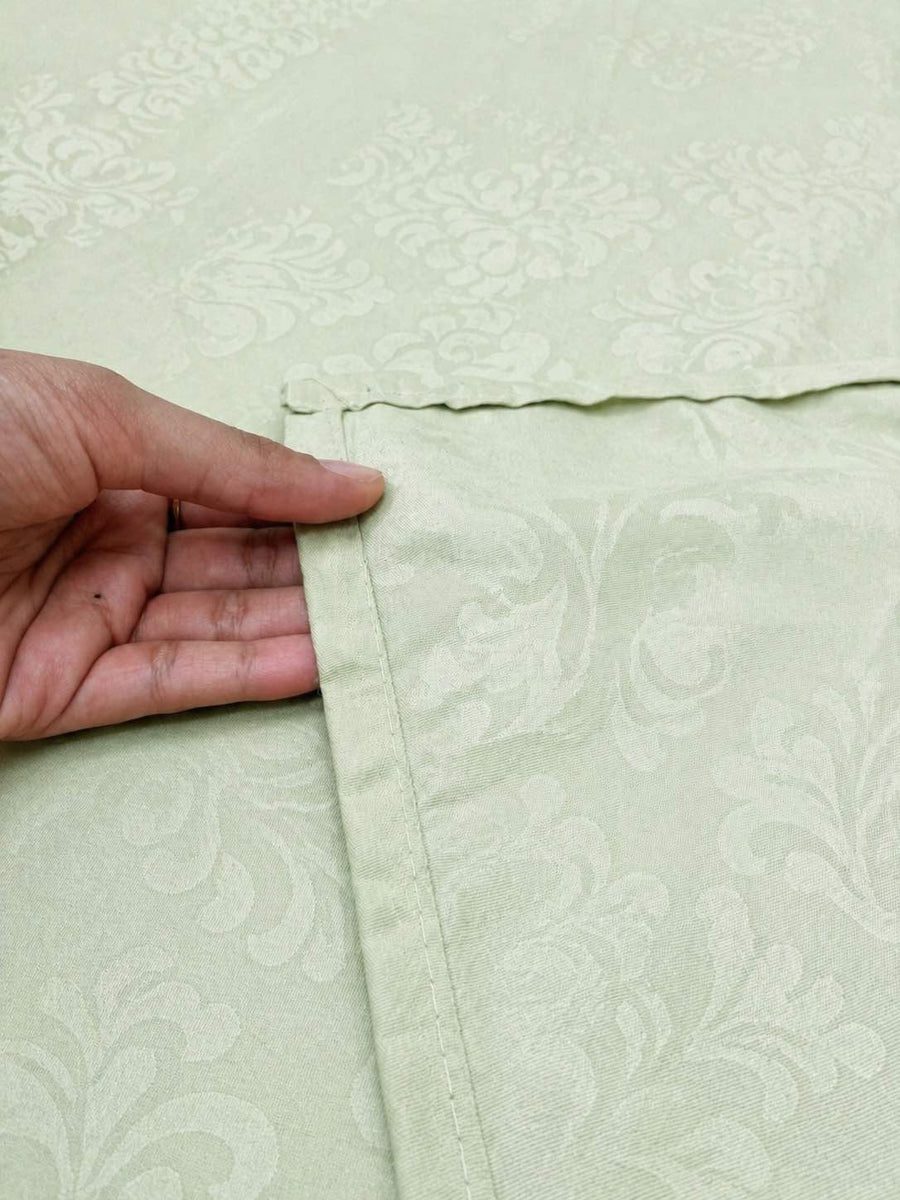 Pastel Sea Green KI.NO.ORI Cotton-Sateen Blend 250TC Bedsheet Set King Size