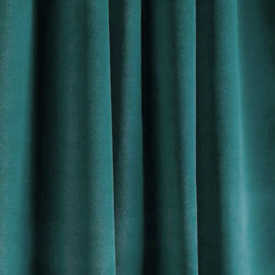Teal Green Premium Velvet Curtain lifestyle