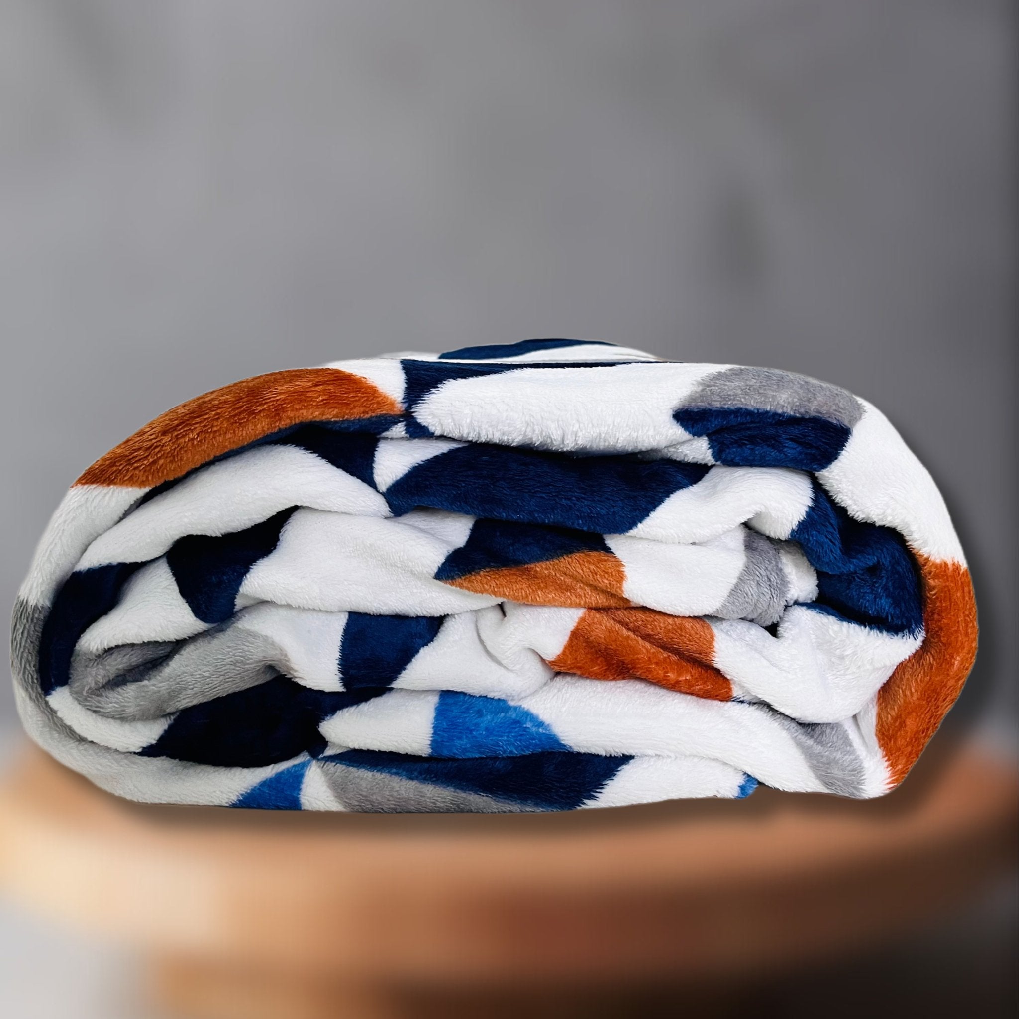 Multicolor Prism | Plush Flannel Blanket | Double Bed - Harsh Foundation India