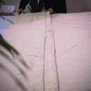 Hexagonal Peach | Double Bed Cotton Quilt | Cosy & Fluffy - Harsh Foundation India