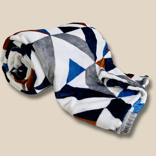 Multicolor Prism | Plush Flannel Blanket | Double Bed