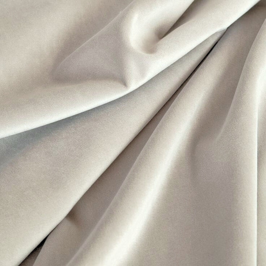 Close up 240 GSM velvet fabric — dense pile, dust resistant, naturally light blocking — HFI Bedding Panipat