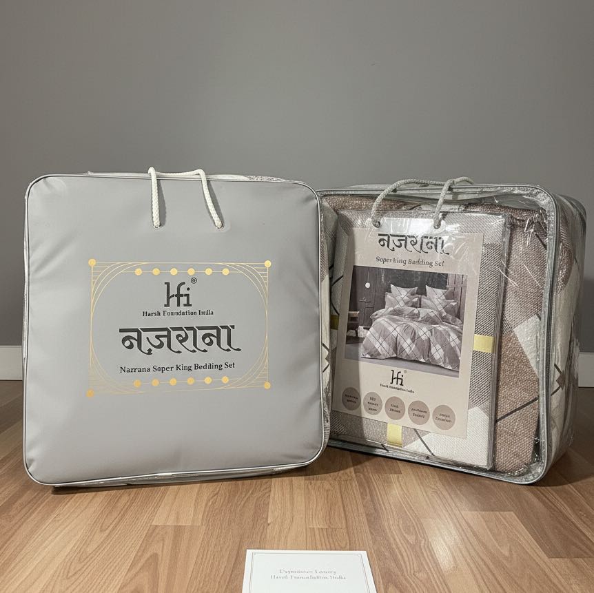 Buy premium bedding gift sets online India — Diwali gifting, wedding gifts, housewarming — HFI Bedding
